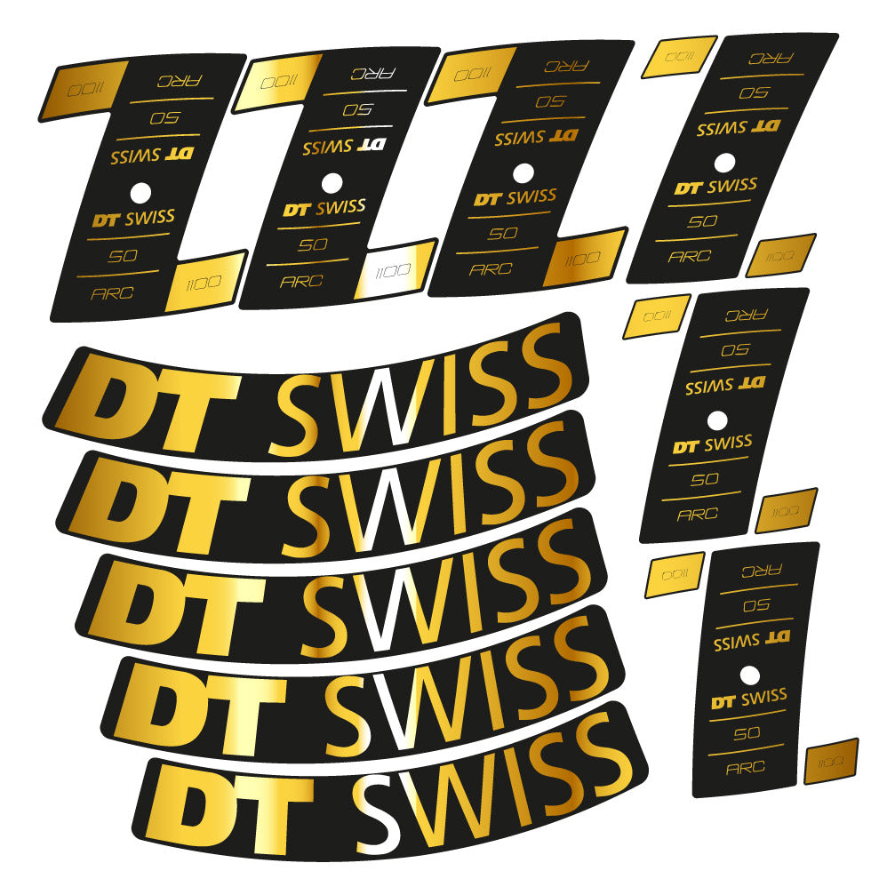 Decal DT Swiss ARC 1100 Dicut DB, Road Wheel 50mm, bike sticker vinyl