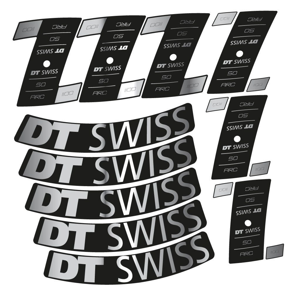 Decal DT Swiss ARC 1100 Dicut DB, Road Wheel 50mm, bike sticker vinyl