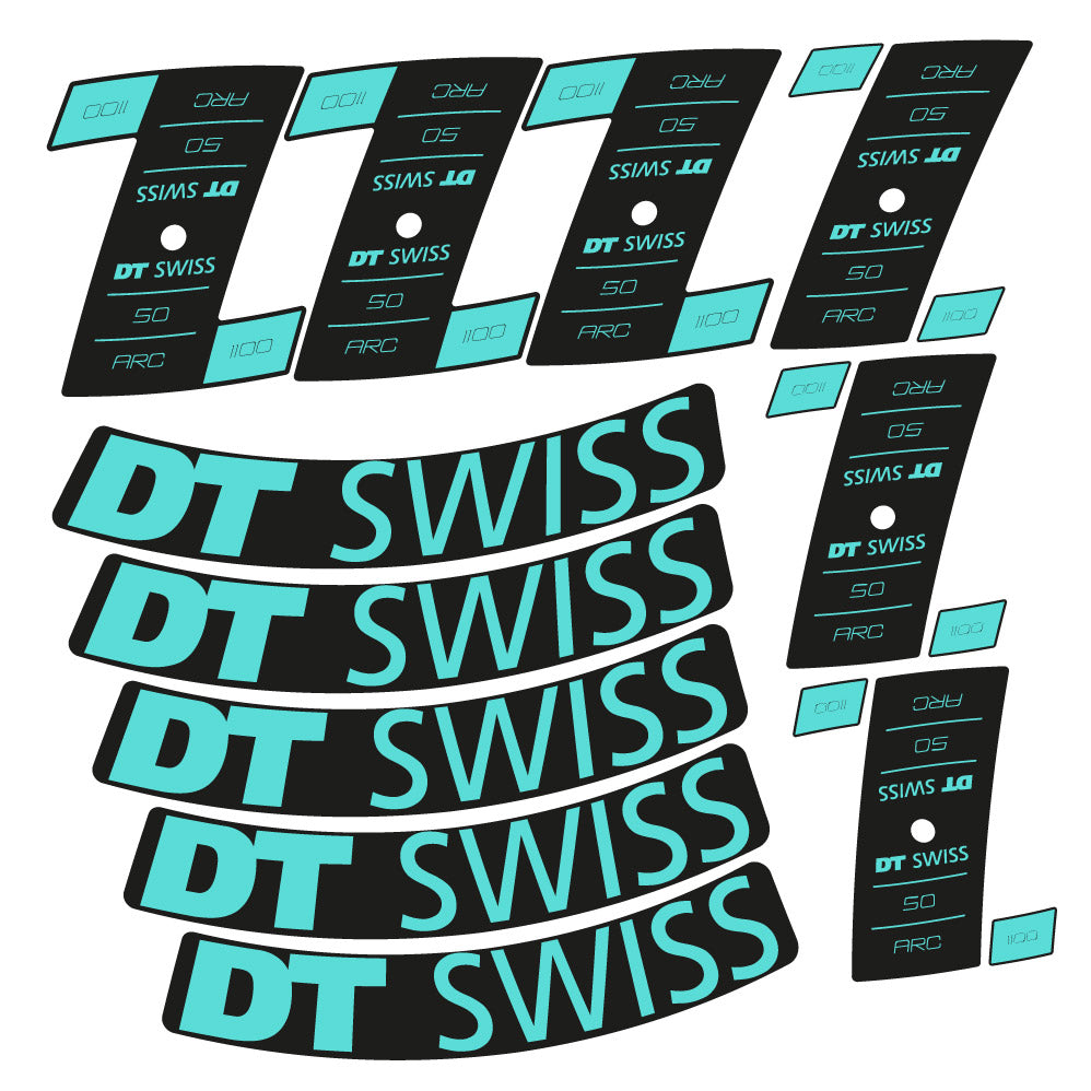 Decal DT Swiss ARC 1100 Dicut DB, Road Wheel 50mm, bike sticker vinyl