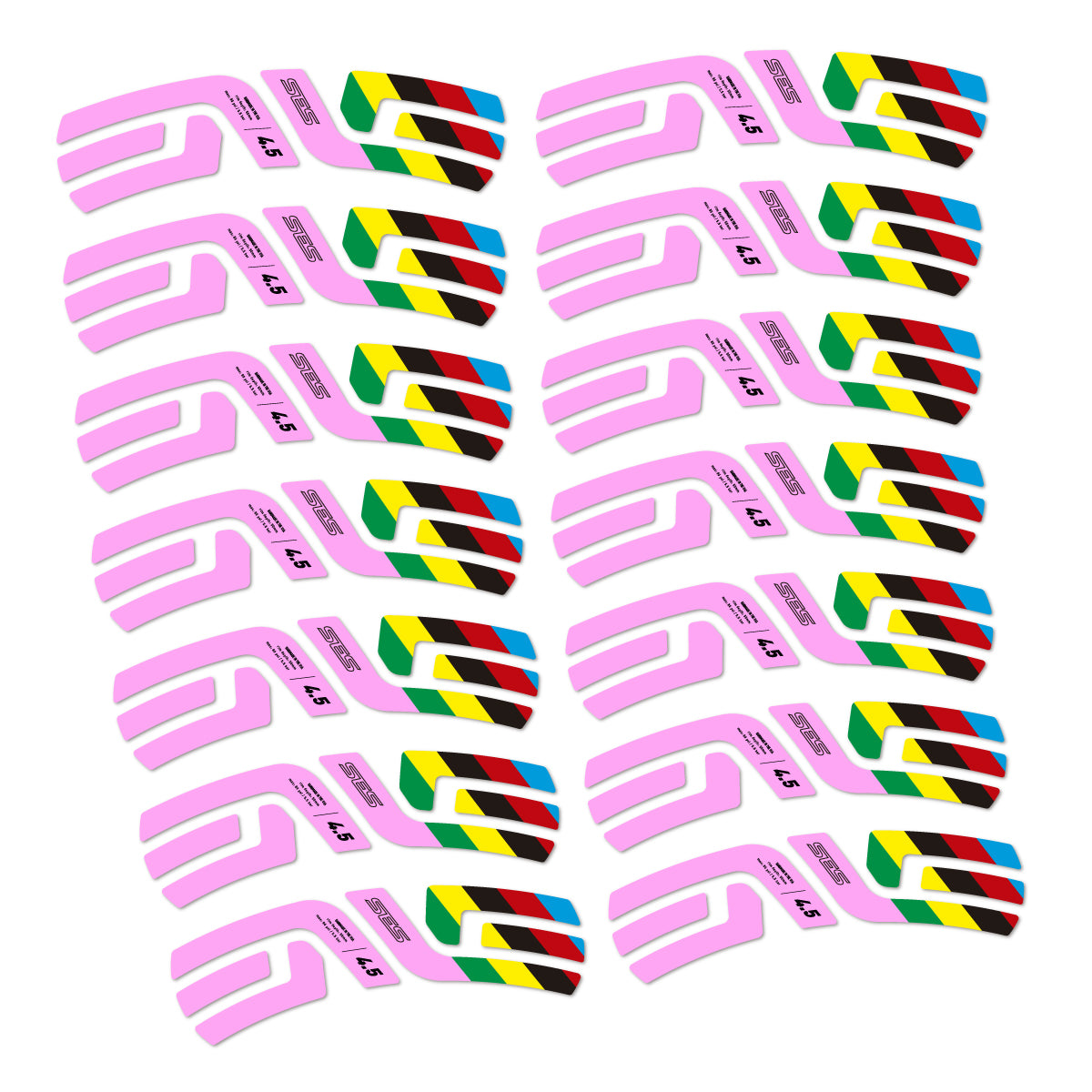 Stickers for ENVE SES 4.5 Disc 2022 World Champs, Road Wheel vinyl decals - Light Lilac