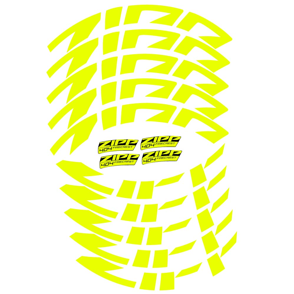 Aufkleber Zipp 404 FireCrest Disc 2022, Rennradrad 58mm, Fahrradaufkleber Vinyl
