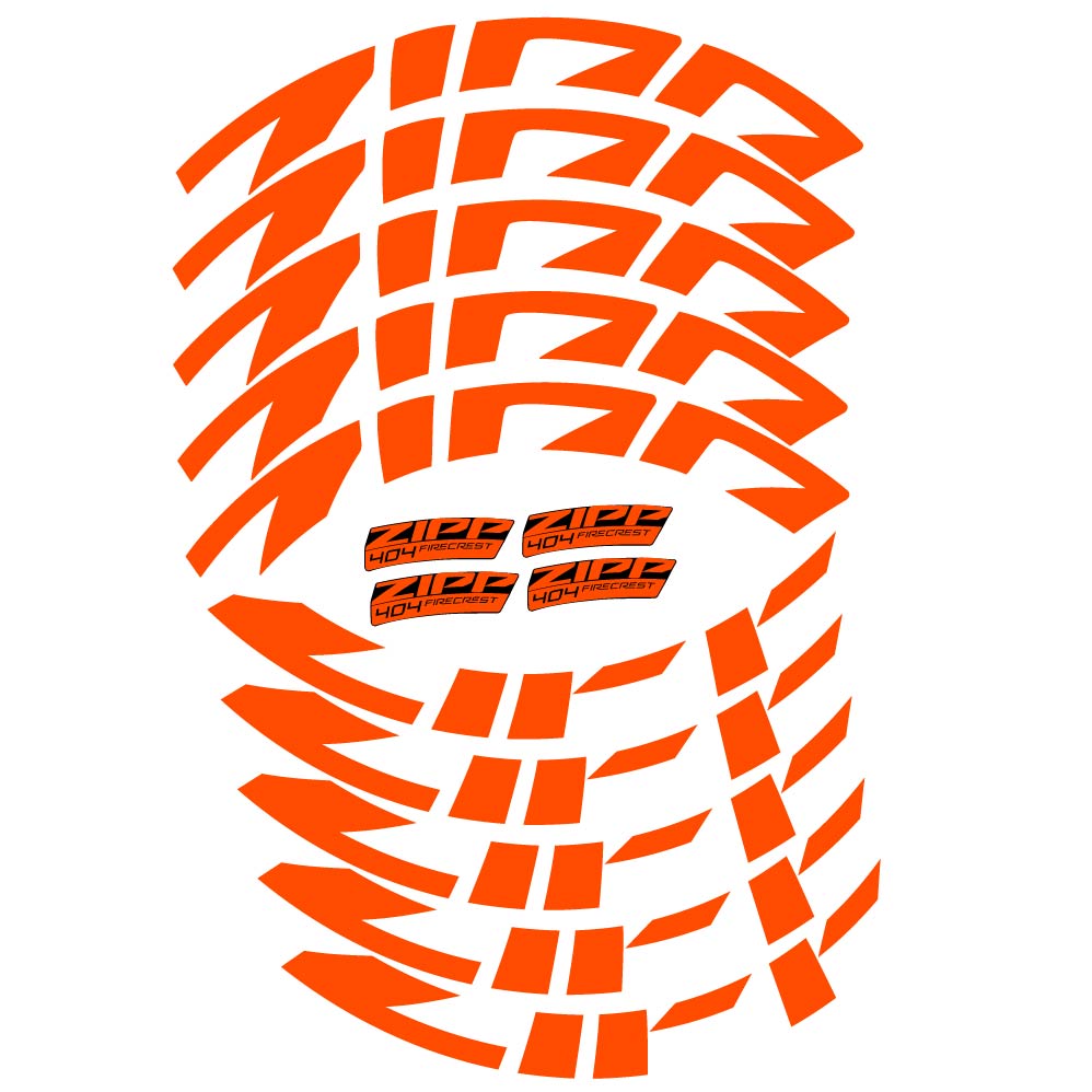 Aufkleber Zipp 404 FireCrest Disc 2022, Rennradrad 58mm, Fahrradaufkleber Vinyl