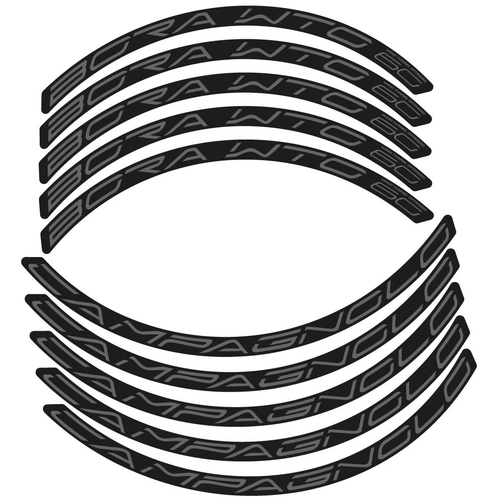Aufkleber Campagnolo Bora WTO 60, Rennradrad 60mm, Fahrradaufkleber Vinyl