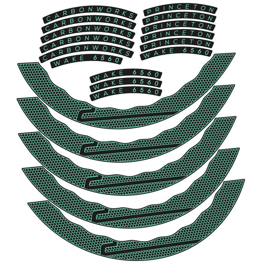 Mint decal for Princeton Carbon Works Wake 6560 road wheel 60mm – bike sticker vinyl