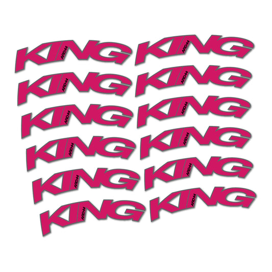 Dark Pink decal for Chris King ARD44 2023-2026 road wheel – bike sticker vinyl