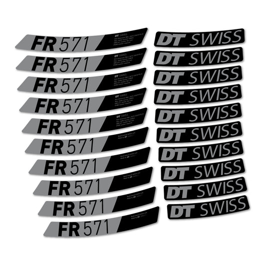 Traffic Grey decal for DT Swiss FR 571x 2025-2026 MTB wheel – bike sticker vinyl