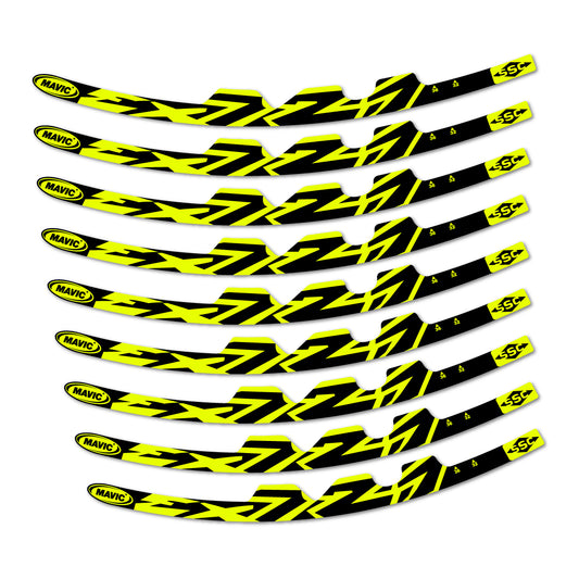 Neon Yellow decal for Mavic EX721 2010-2026 road wheel – bike sticker vinyl
