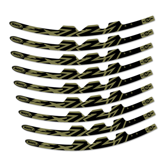 Khaki decal for Mavic EX721 2010-2026 road wheel – bike sticker vinyl