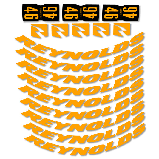 Stickers for Rxynolds AR46, Road Wheel 46mm vinyl decals