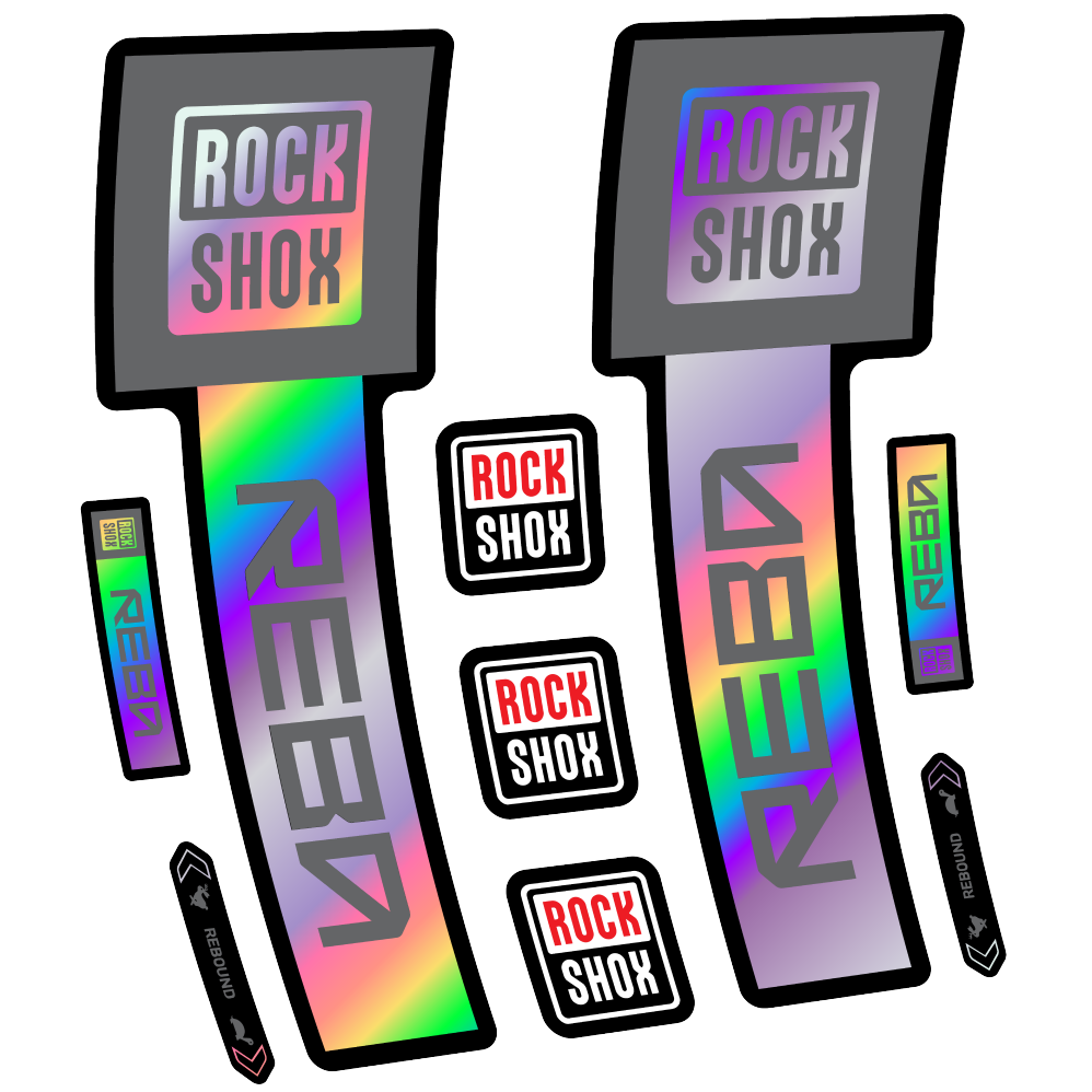 Decal Rock Shox Reba Base 2025, Fork 29, bike sticker vinyl