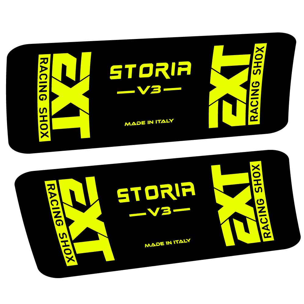 Decal EXT Storia v3, Shock Absorber, bike sticker vinyl