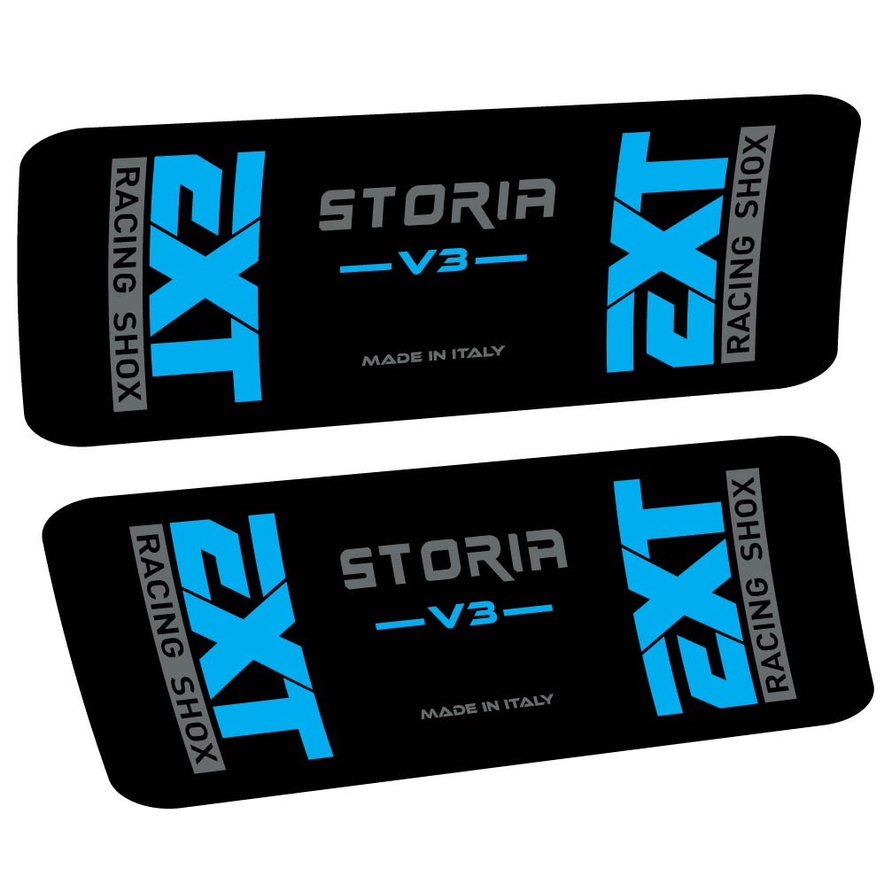 Decal EXT Storia v3, Shock Absorber, bike sticker vinyl