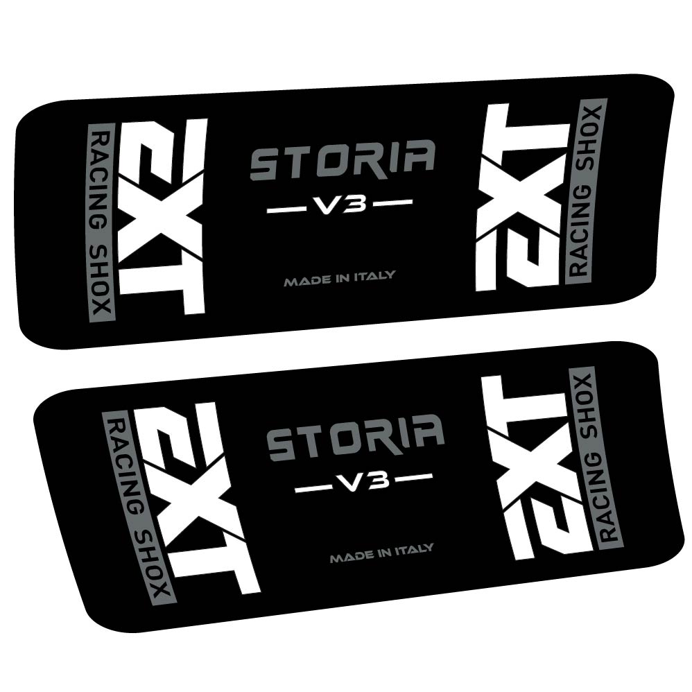 Decal EXT Storia v3, Shock Absorber, bike sticker vinyl