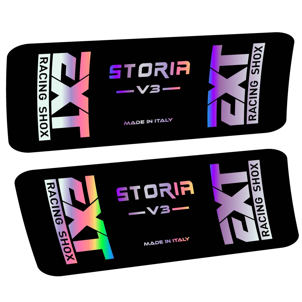 Decal EXT Storia v3, Shock Absorber, bike sticker vinyl