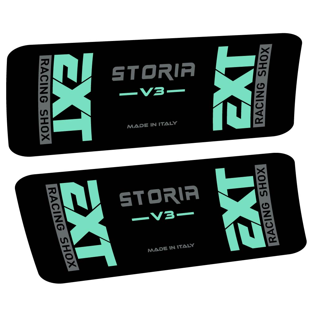 Decal EXT Storia v3, Shock Absorber, bike sticker vinyl