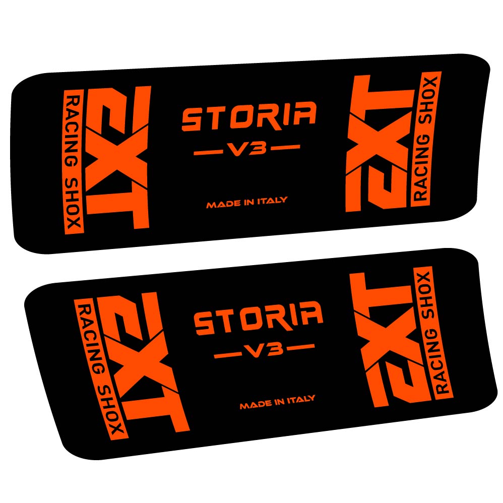 Decal EXT Storia v3, Shock Absorber, bike sticker vinyl