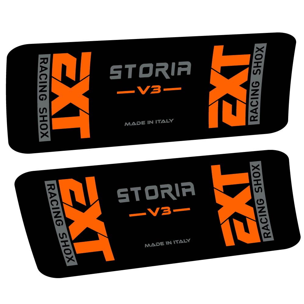 Decal EXT Storia v3, Shock Absorber, bike sticker vinyl