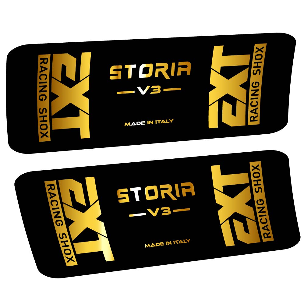 Decal EXT Storia v3, Shock Absorber, bike sticker vinyl