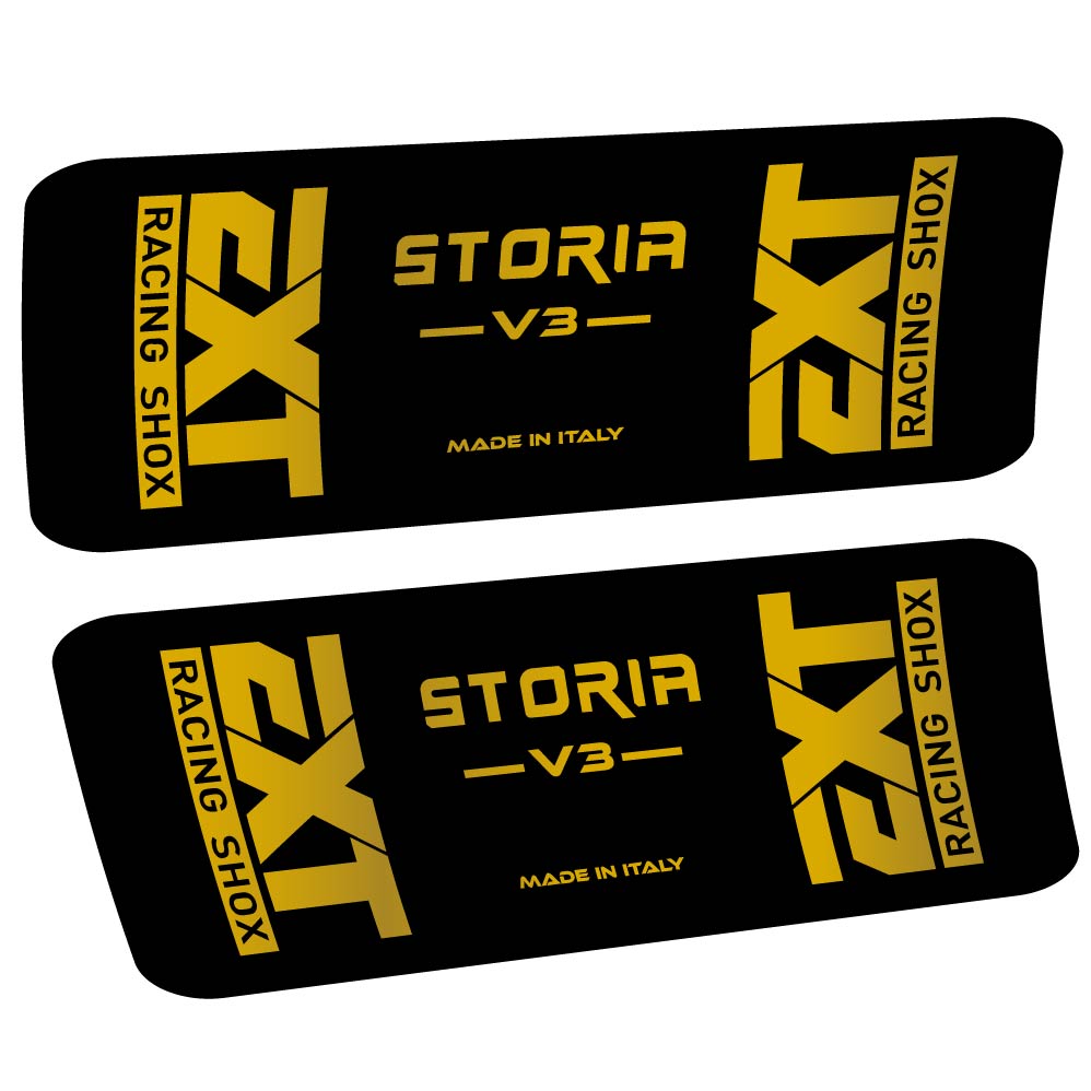 Decal EXT Storia v3, Shock Absorber, bike sticker vinyl