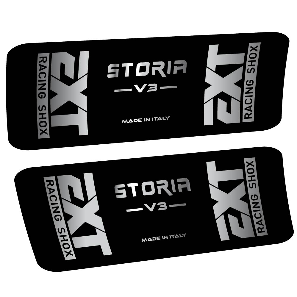 Decal EXT Storia v3, Shock Absorber, bike sticker vinyl
