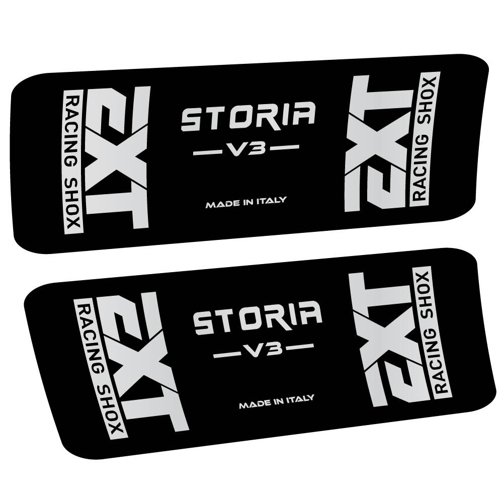 Decal EXT Storia v3, Shock Absorber, bike sticker vinyl