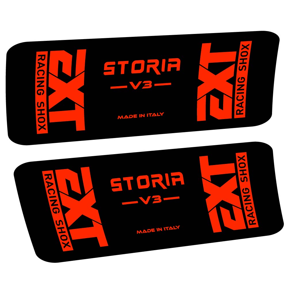 Decal EXT Storia v3, Shock Absorber, bike sticker vinyl