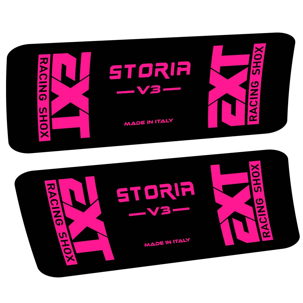 Decal EXT Storia v3, Shock Absorber, bike sticker vinyl