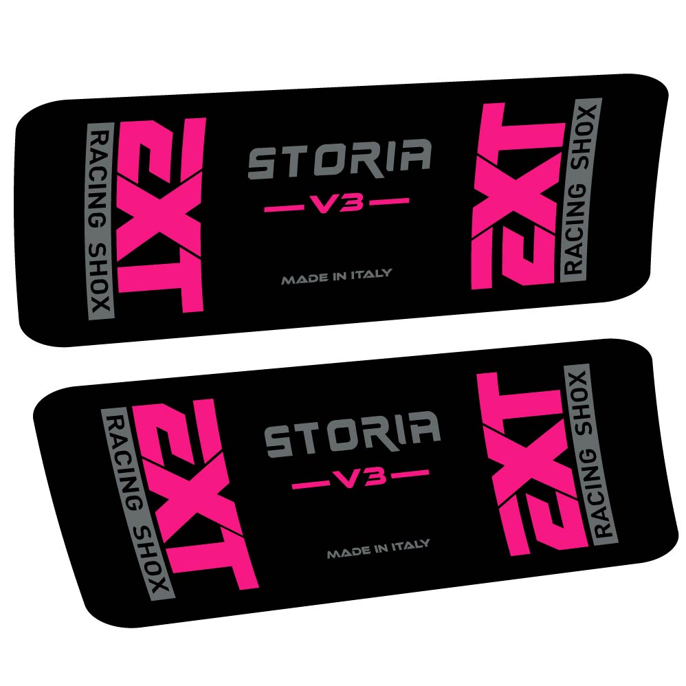 Decal EXT Storia v3, Shock Absorber, bike sticker vinyl