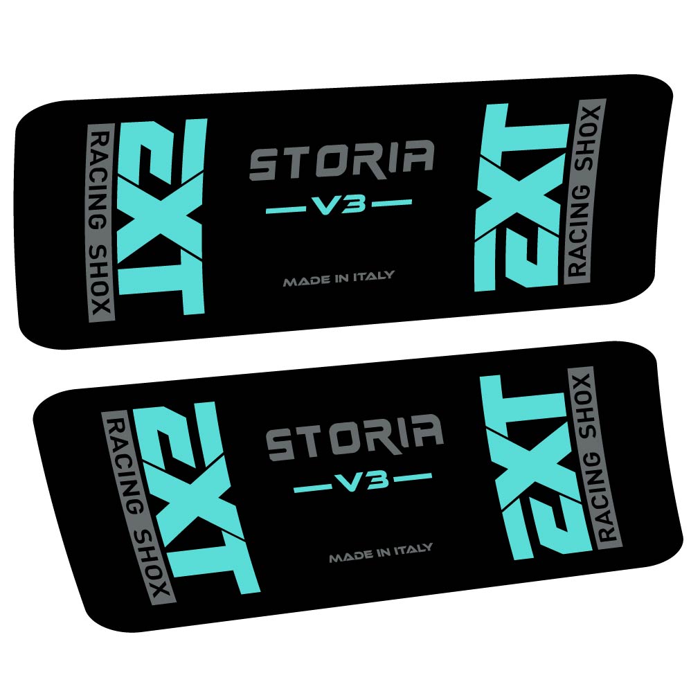 Decal EXT Storia v3, Shock Absorber, bike sticker vinyl