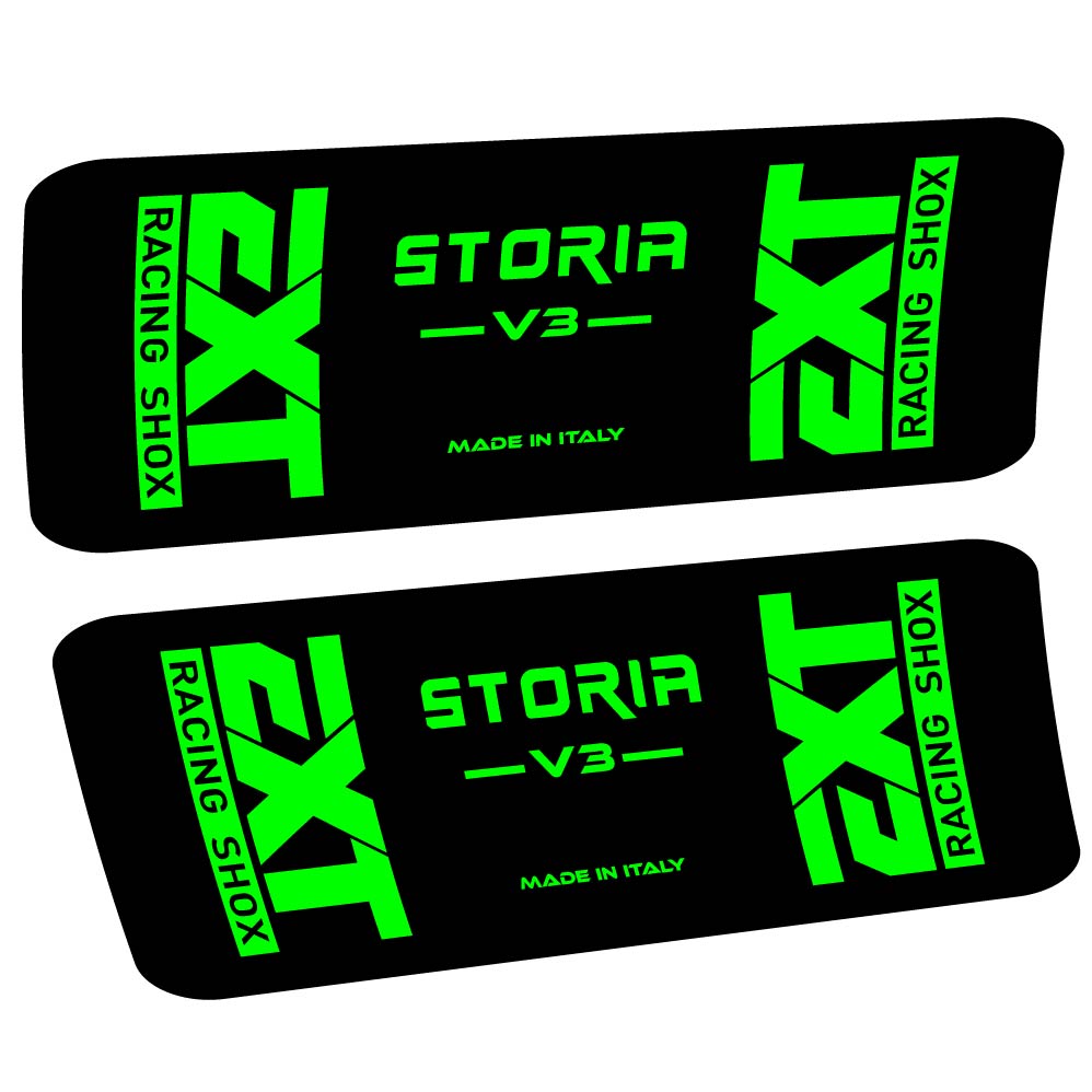 Decal EXT Storia v3, Shock Absorber, bike sticker vinyl