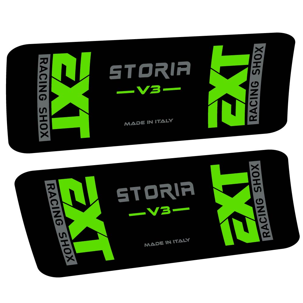 Decal EXT Storia v3, Shock Absorber, bike sticker vinyl