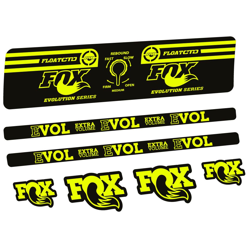 Decal Fox Float CTD Evolution Series 2016, Shock Absorber, bike sticker vinyl