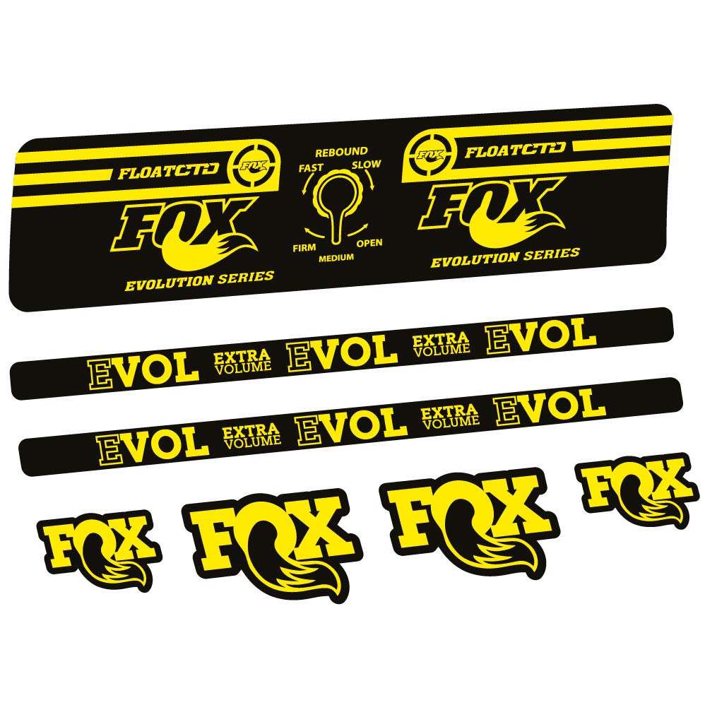 Decal Fox Float CTD Evolution Series 2016, Shock Absorber, bike sticker vinyl