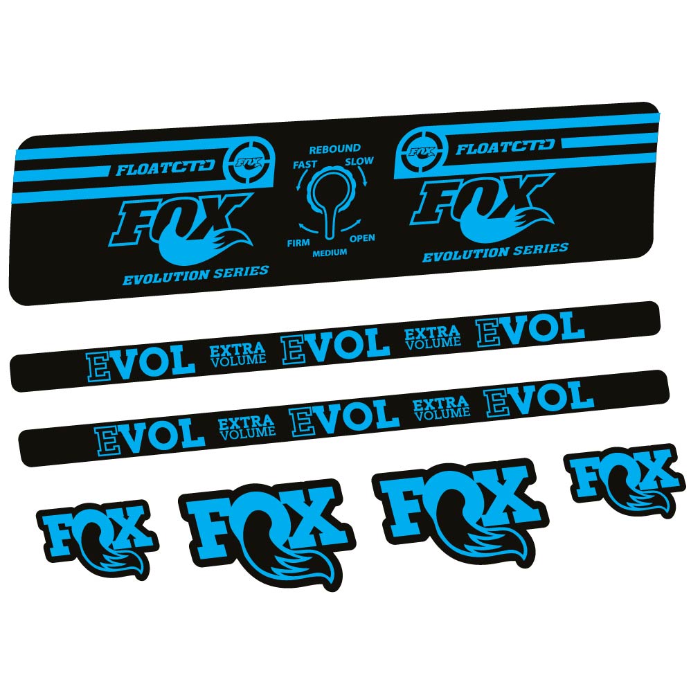 Decal Fox Float CTD Evolution Series 2016, Shock Absorber, bike sticker vinyl
