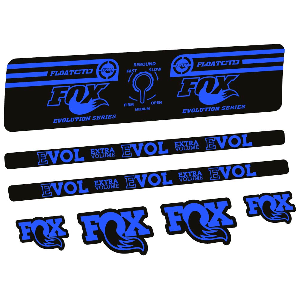 Decal Fox Float CTD Evolution Series 2016, Shock Absorber, bike sticker vinyl