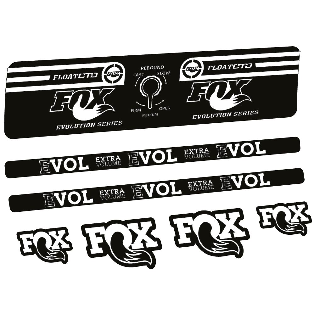 Decal Fox Float CTD Evolution Series 2016, Shock Absorber, bike sticker vinyl