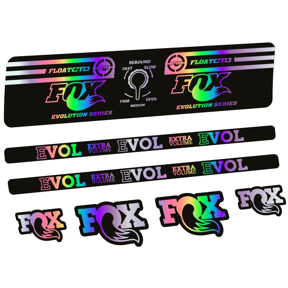Decal Fox Float CTD Evolution Series 2016, Shock Absorber, bike sticker vinyl