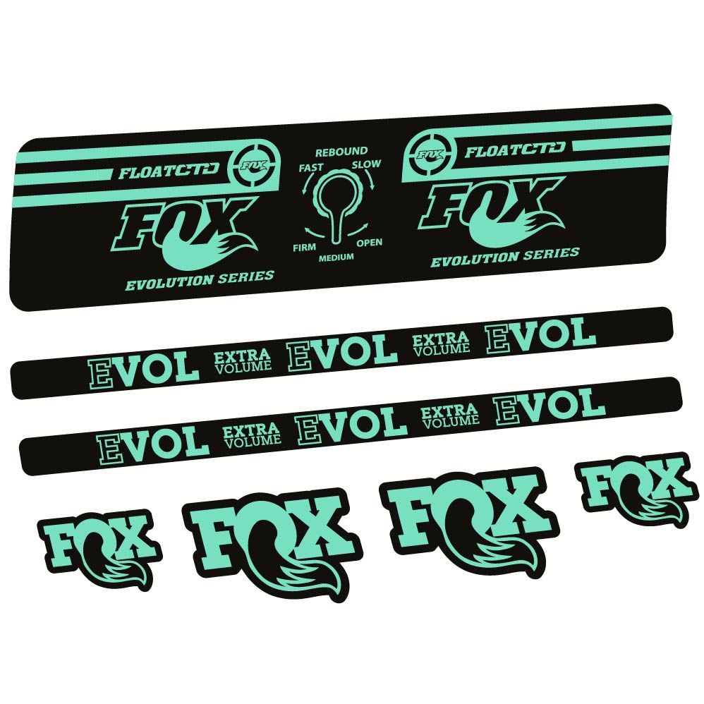 Decal Fox Float CTD Evolution Series 2016, Shock Absorber, bike sticker vinyl