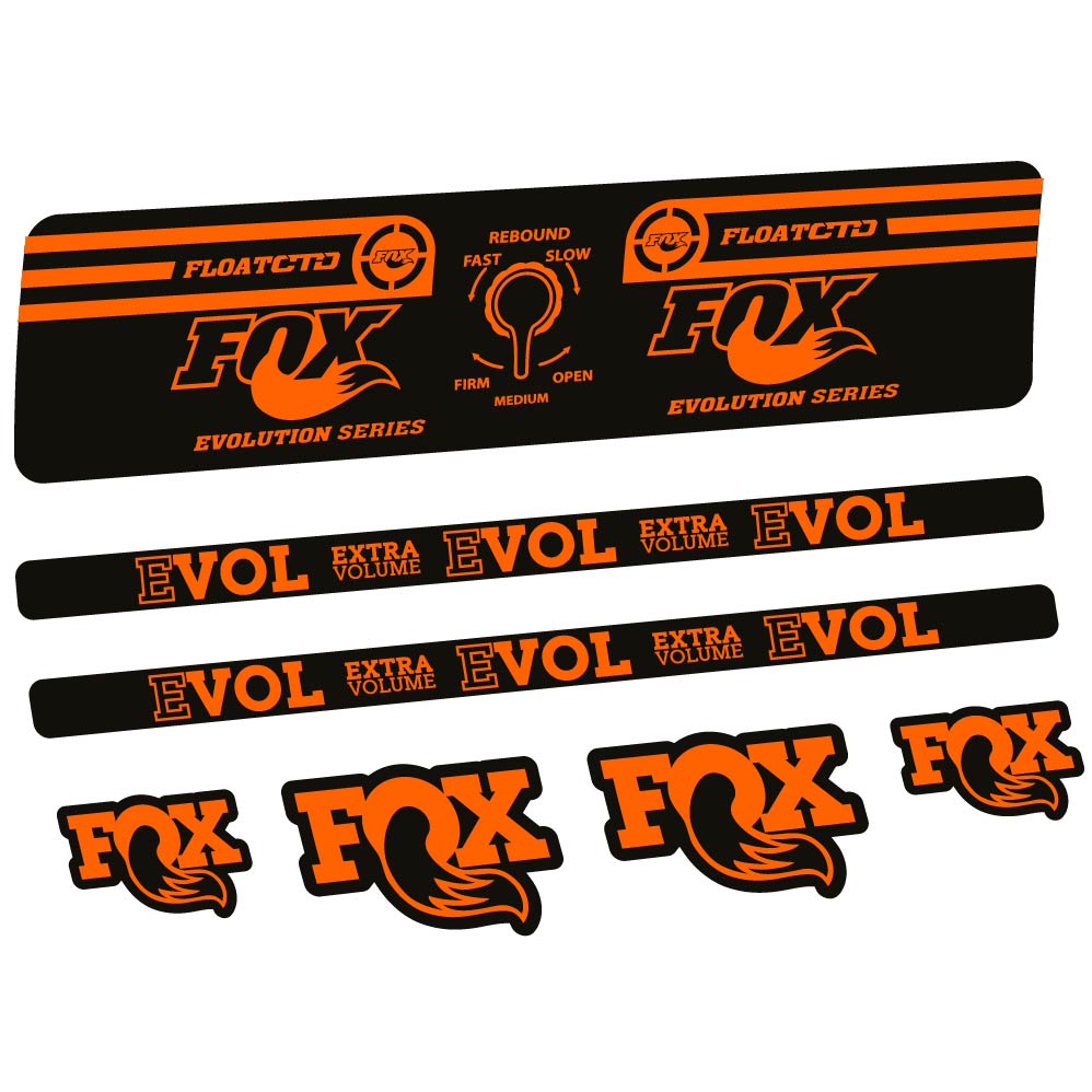 Decal Fox Float CTD Evolution Series 2016, Shock Absorber, bike sticker vinyl