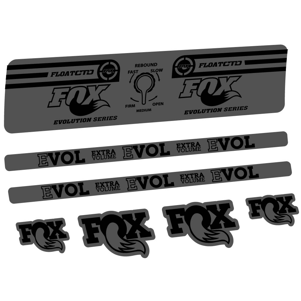 Decal Fox Float CTD Evolution Series 2016, Shock Absorber, bike sticker vinyl