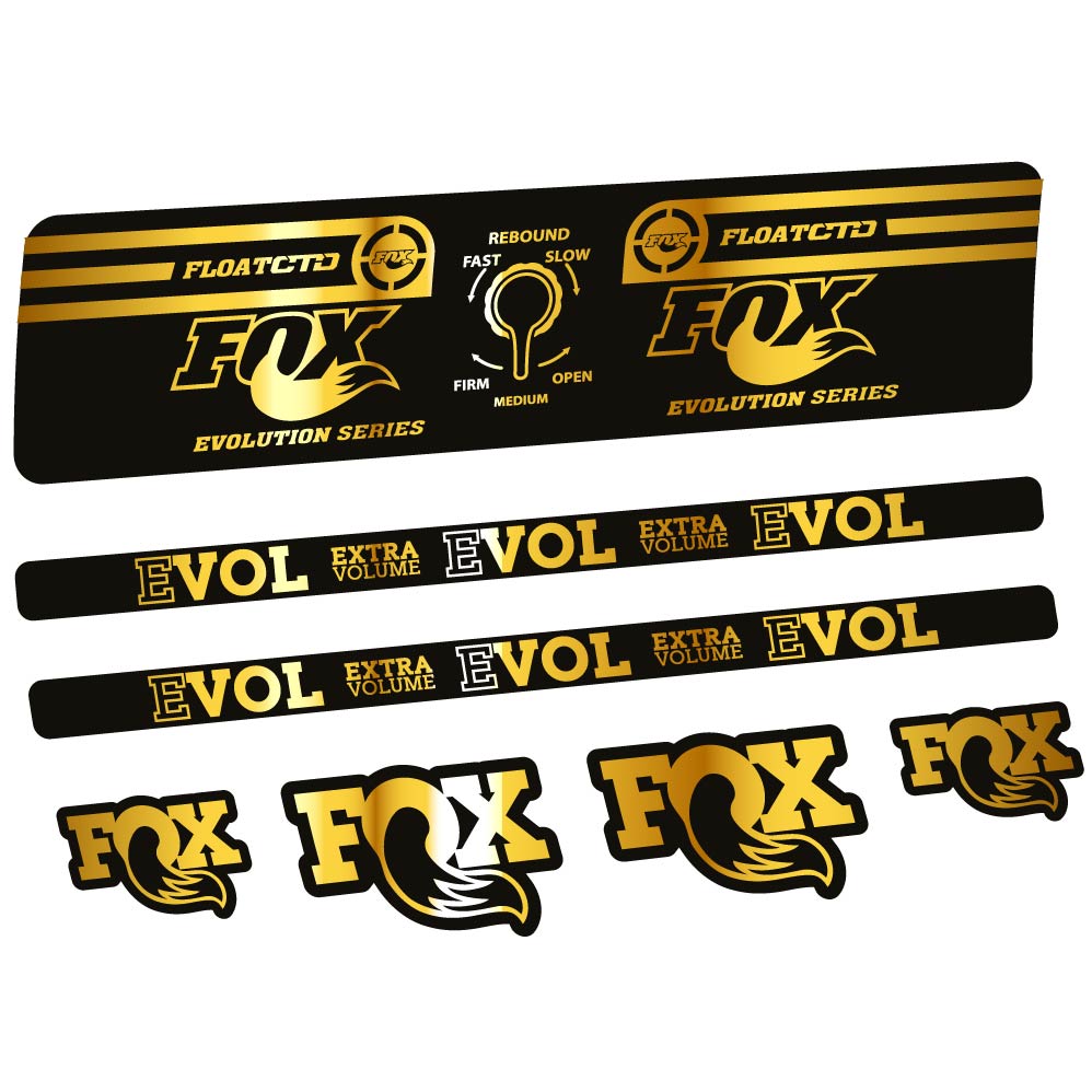 Decal Fox Float CTD Evolution Series 2016, Shock Absorber, bike sticker vinyl