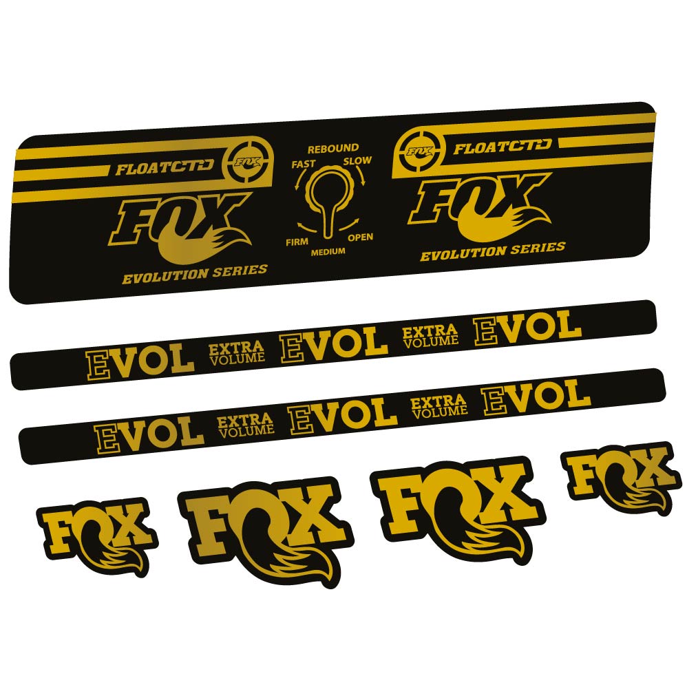 Decal Fox Float CTD Evolution Series 2016, Shock Absorber, bike sticker vinyl