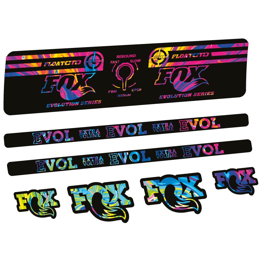 Decal Fox Float CTD Evolution Series 2016, Shock Absorber, bike sticker vinyl