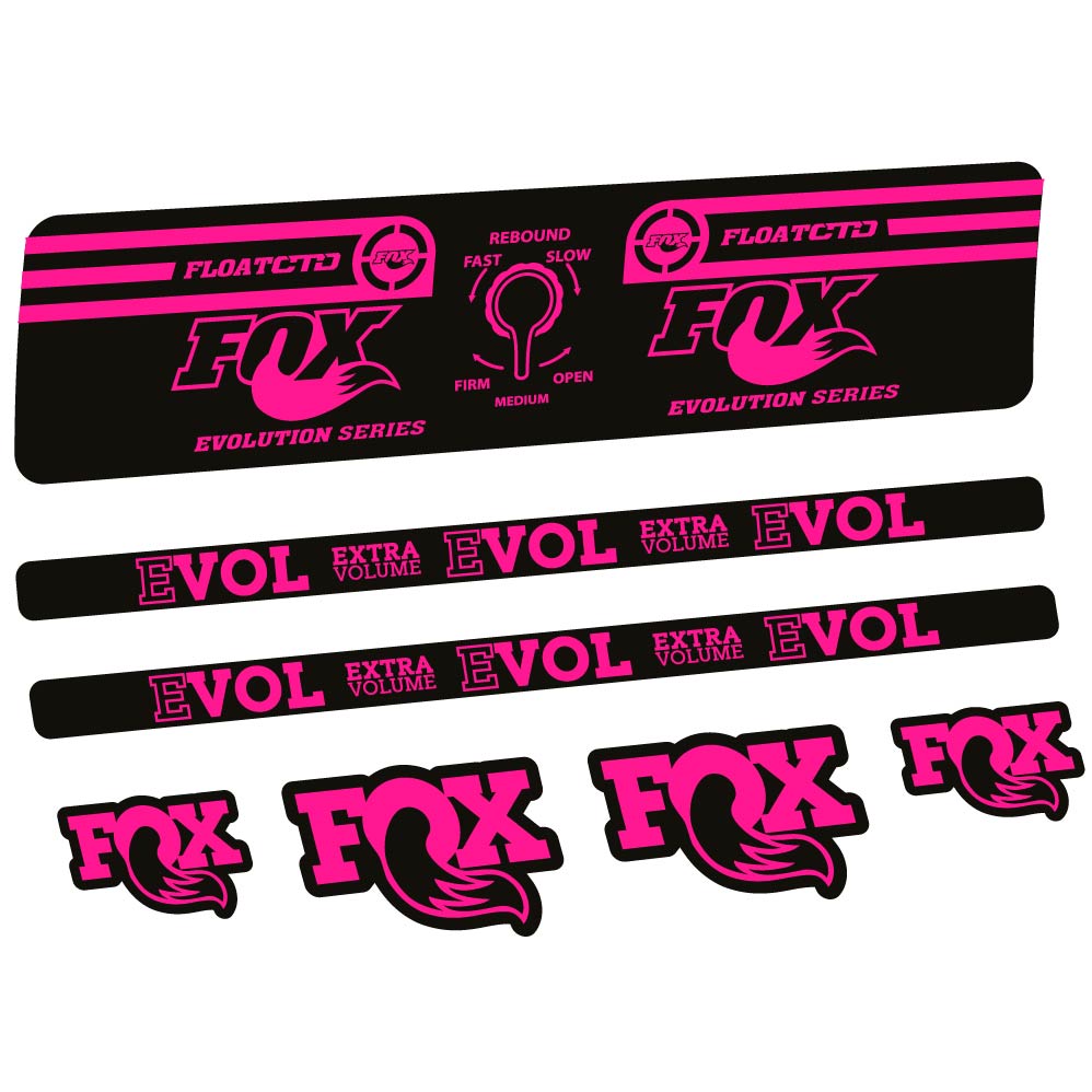Decal Fox Float CTD Evolution Series 2016, Shock Absorber, bike sticker vinyl