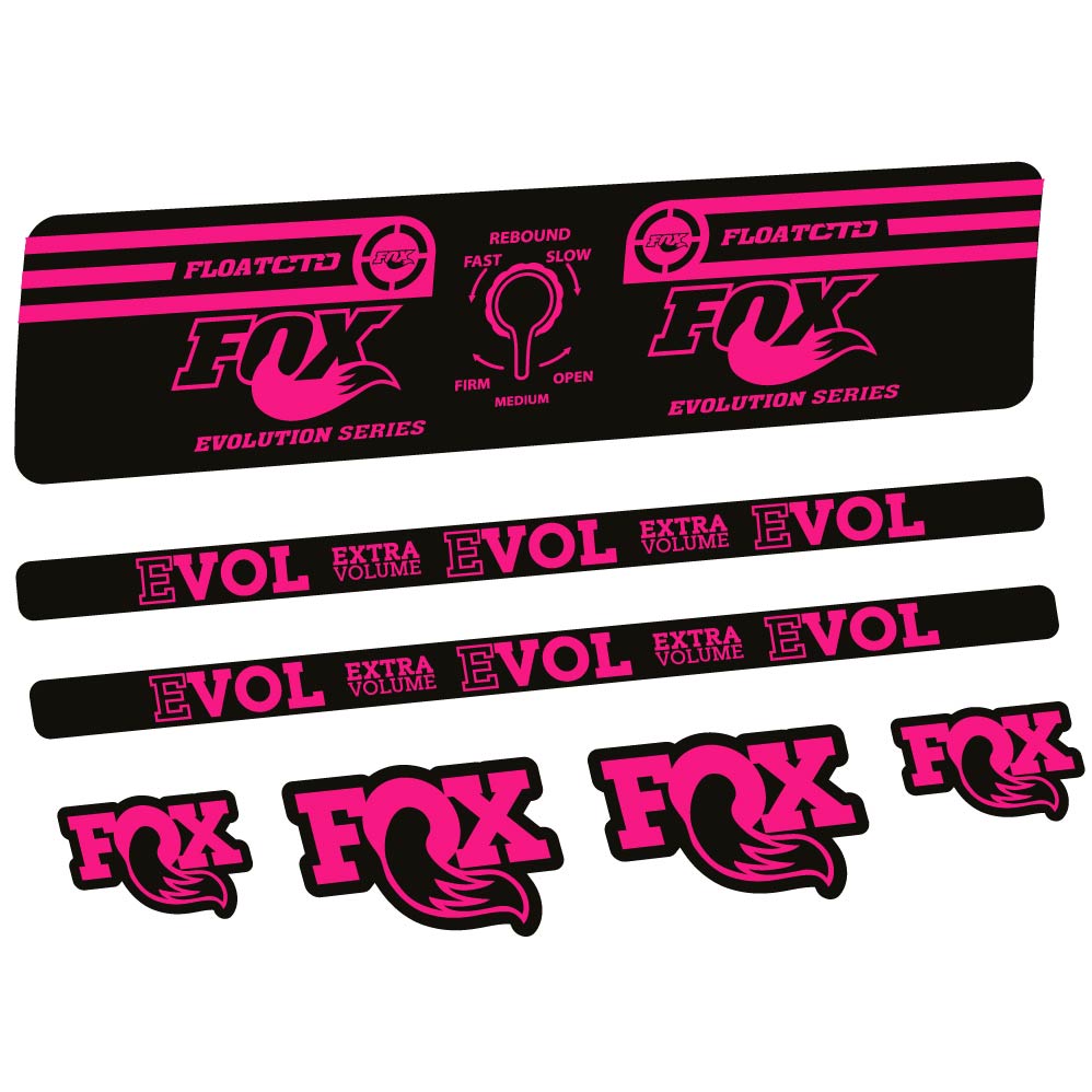 Decal Fox Float CTD Evolution Series 2016, Shock Absorber, bike sticker vinyl