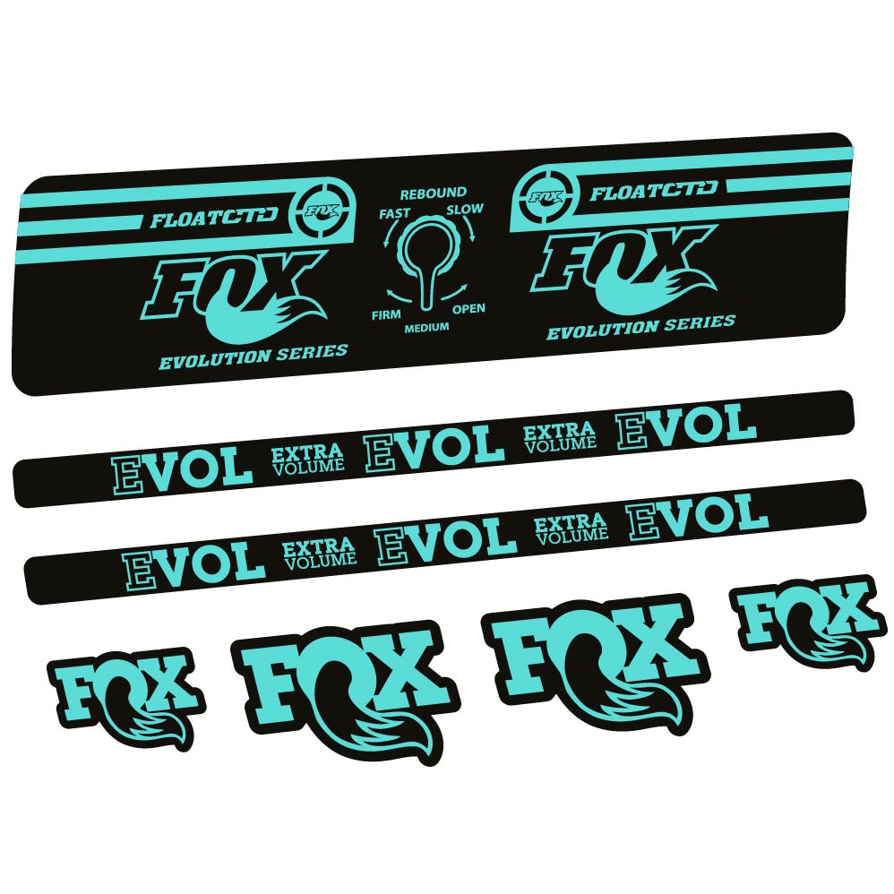 Decal Fox Float CTD Evolution Series 2016, Shock Absorber, bike sticker vinyl