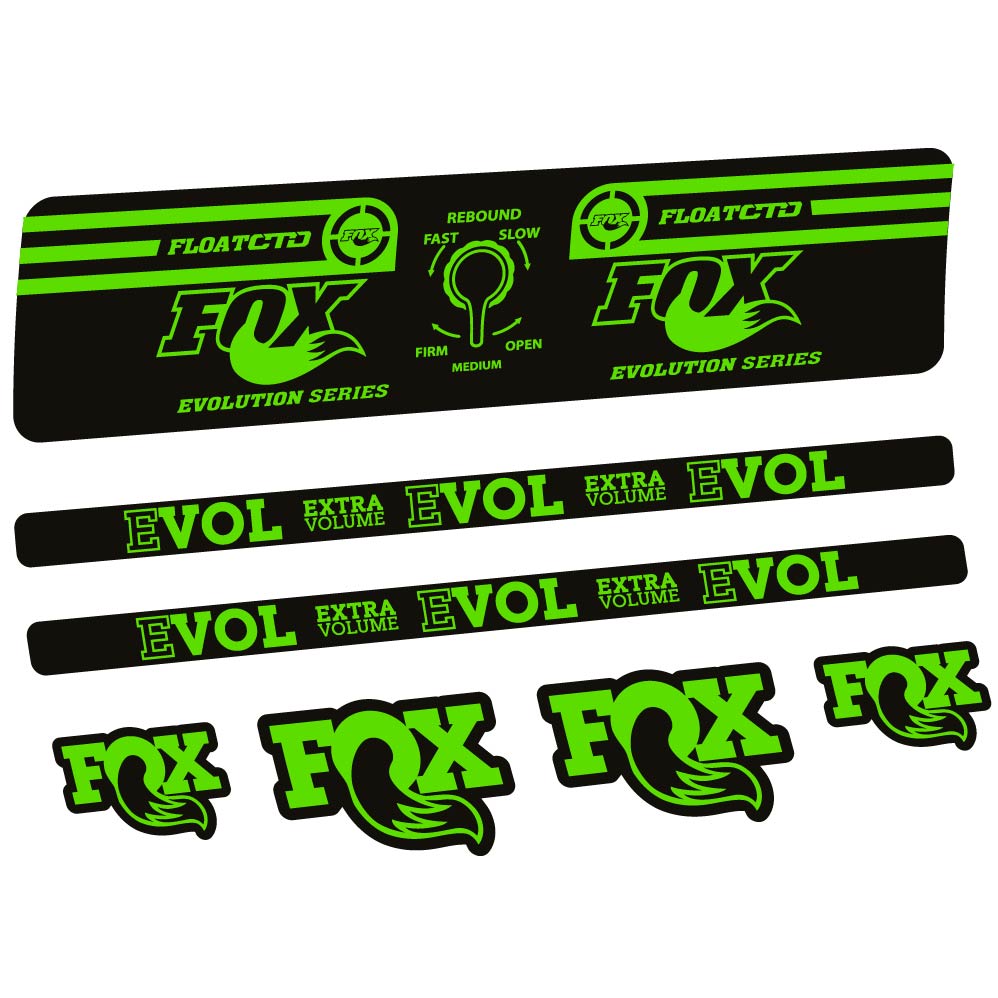 Decal Fox Float CTD Evolution Series 2016, Shock Absorber, bike sticker vinyl