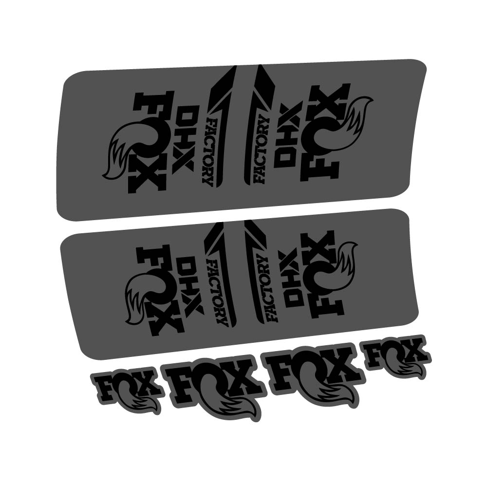 Aufkleber Fox DHX Factory 2022, Stoßdämpfer, Fahrradaufkleber Vinyl