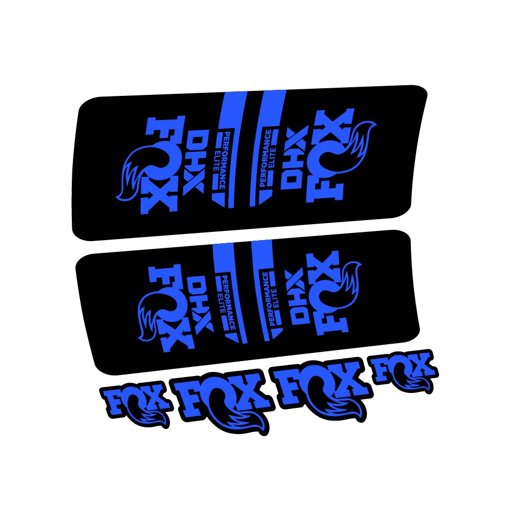 Decal Fox DHX Elite 2022, Shock Absorber, bike sticker vinyl