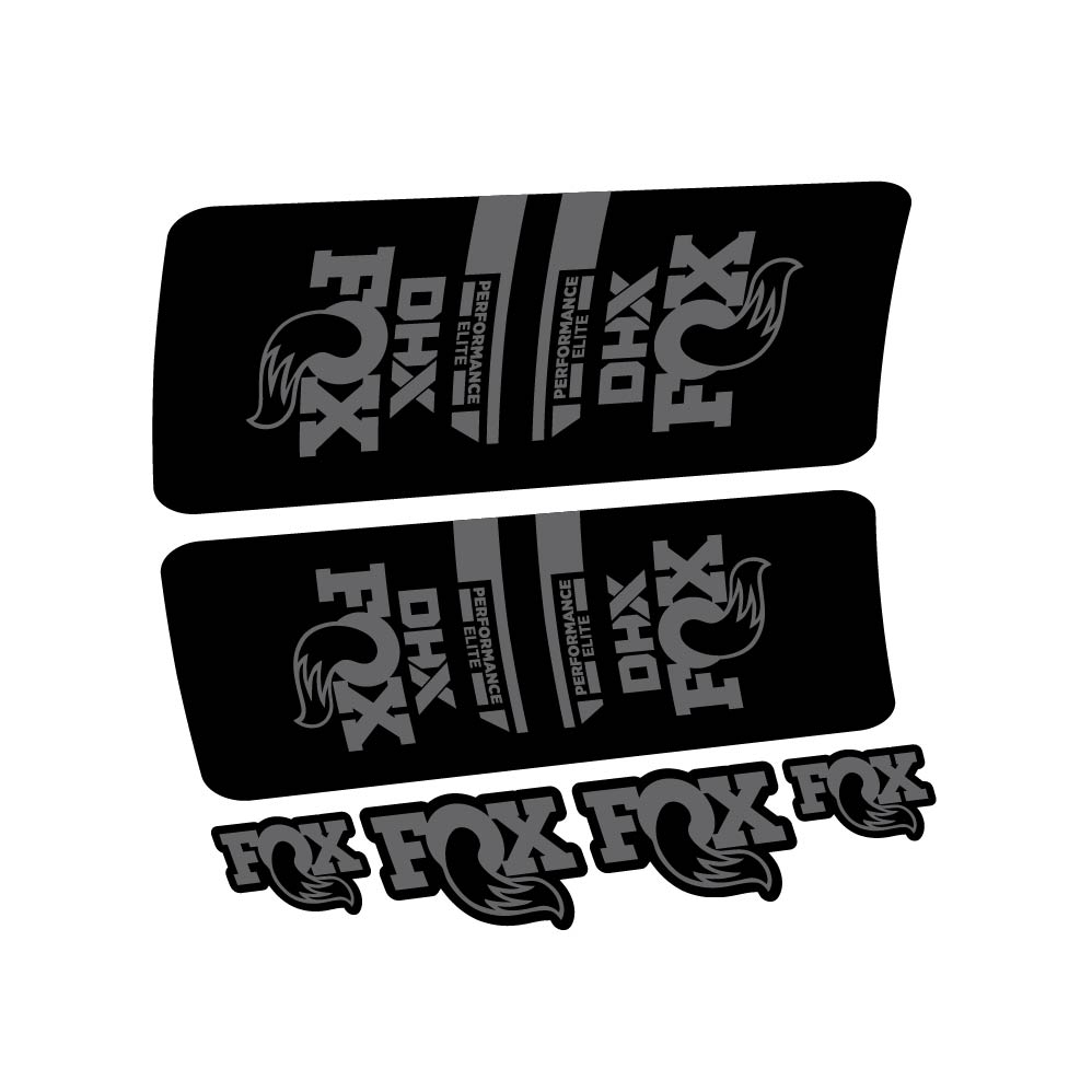 Decal Fox DHX Elite 2022, Shock Absorber, bike sticker vinyl